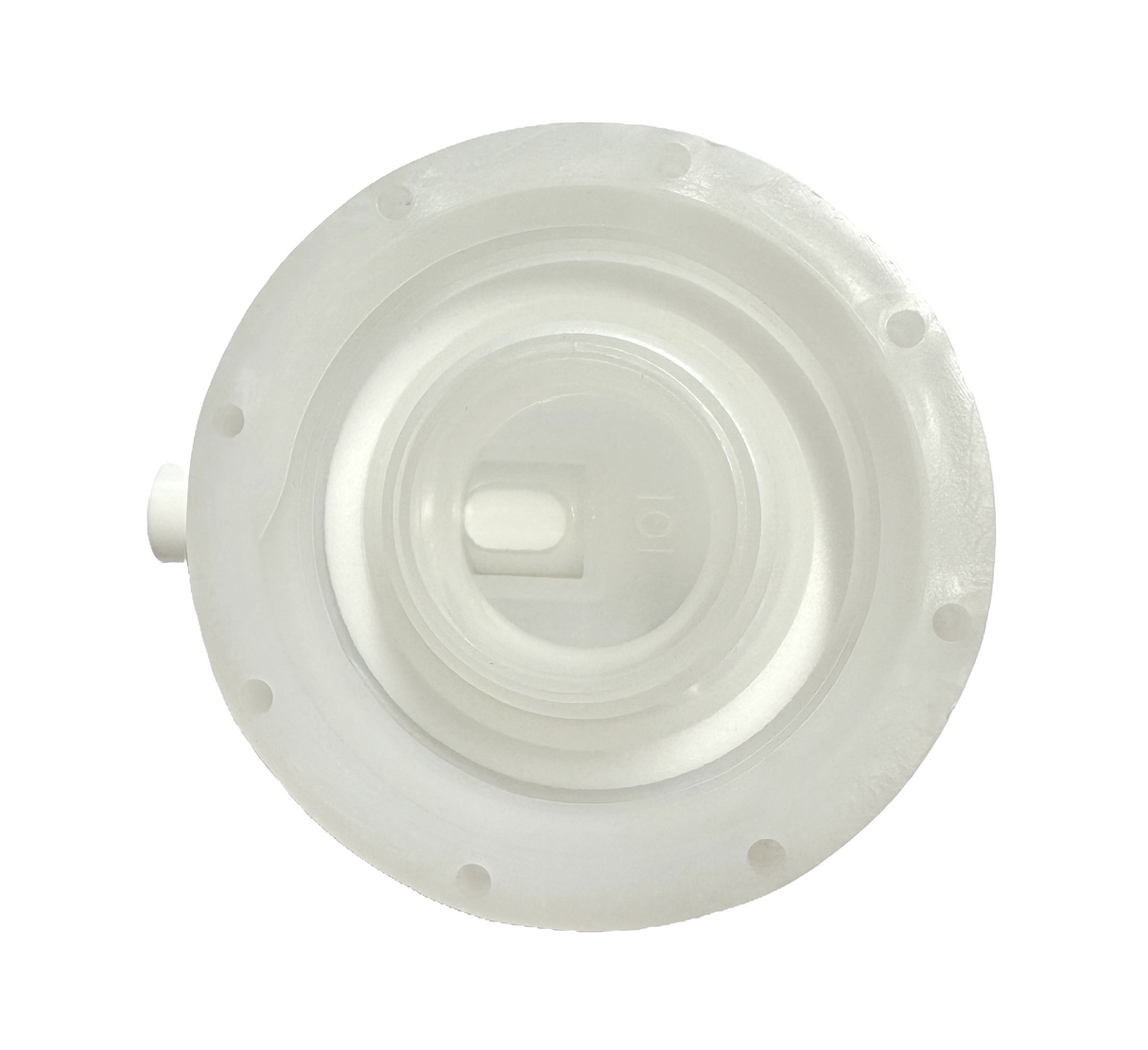 Kanister-Auslaufhahn 51, natur, weißer Hahn