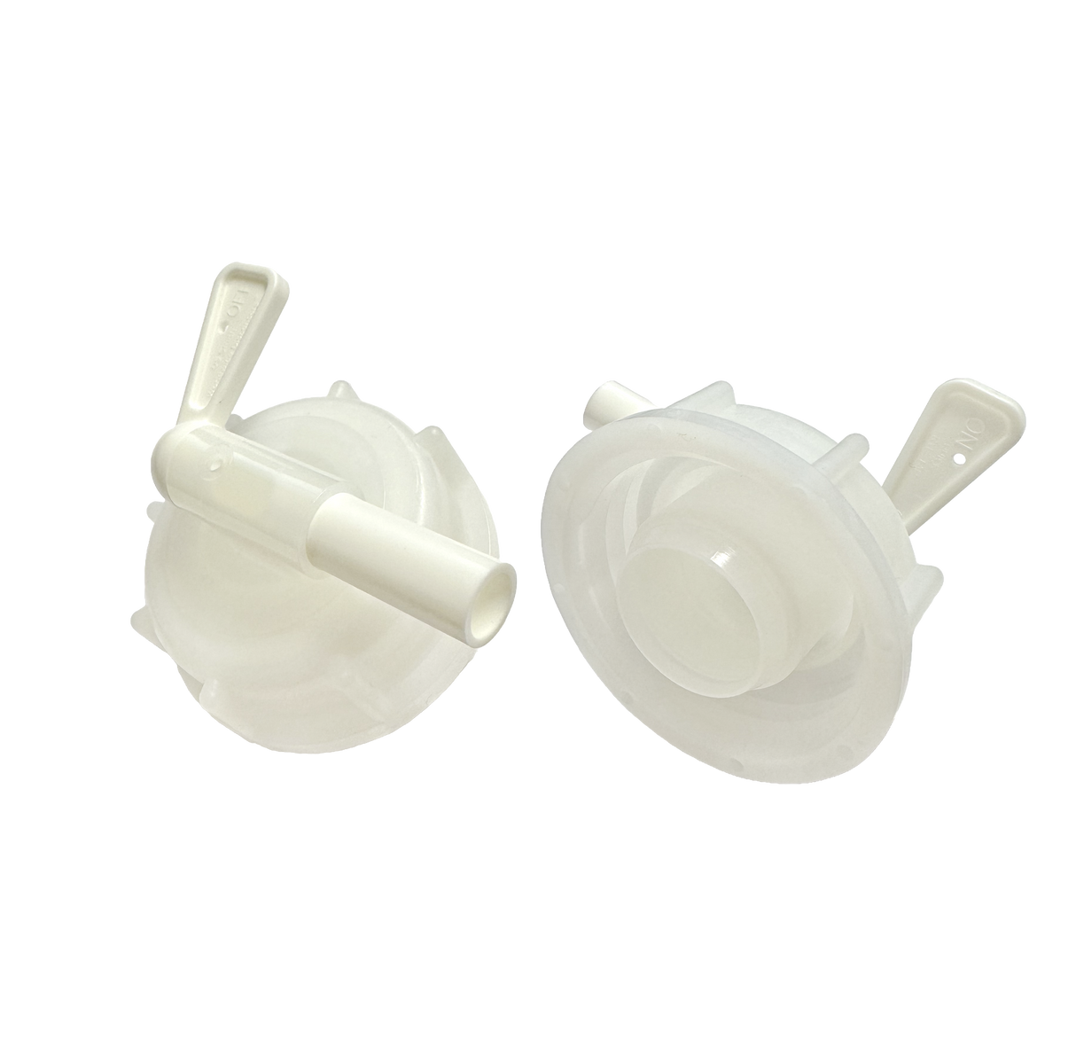 Kanister-Auslaufhahn 51, natur, weißer Hahn