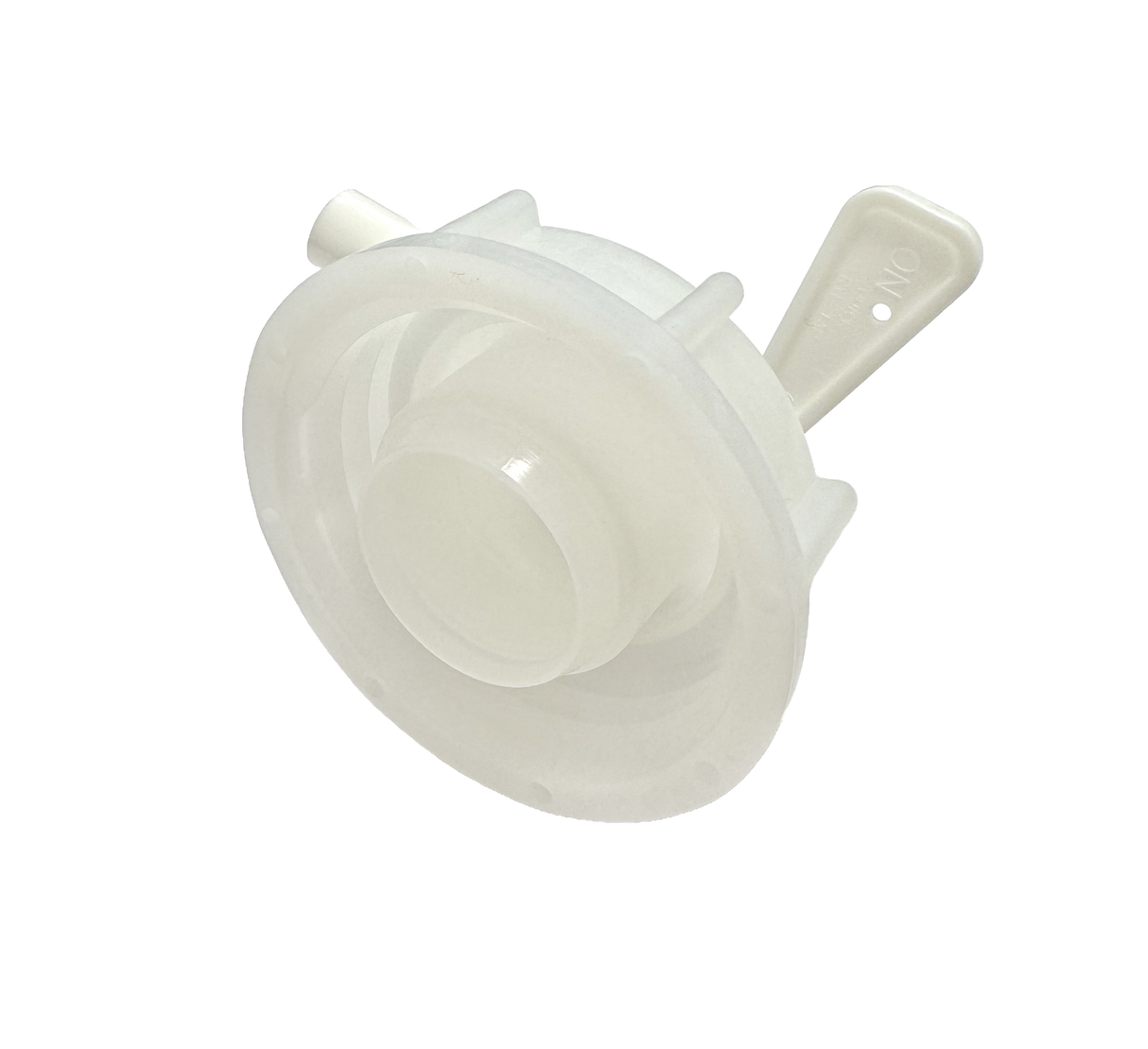 Kanister-Auslaufhahn 51, natur, weißer Hahn