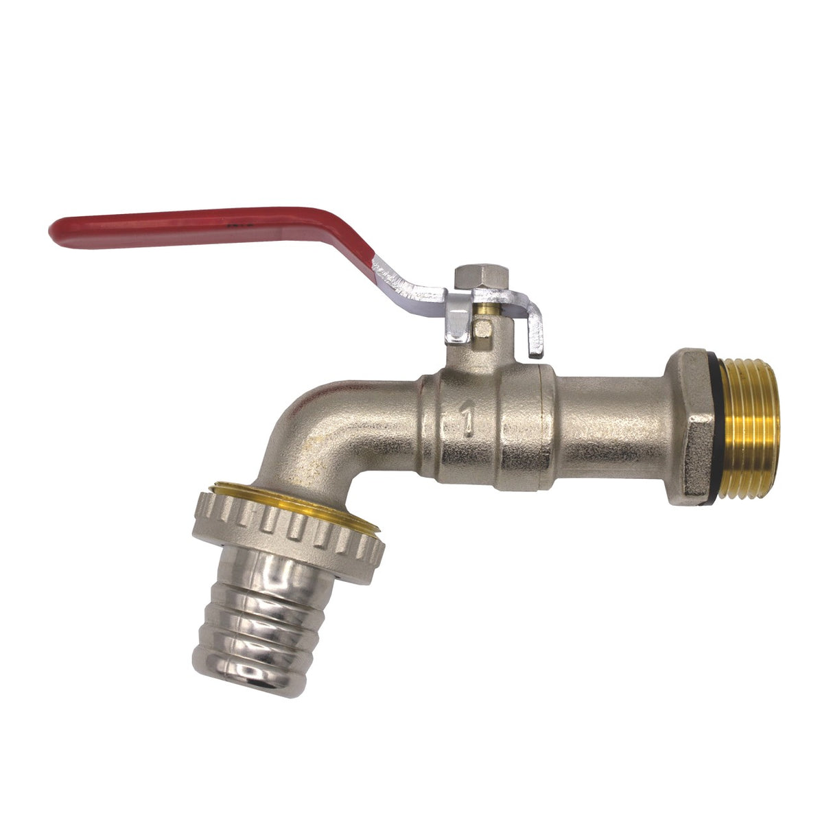 IBC Kugelauslaufhahn "Profi", 1", Messing, S60x6