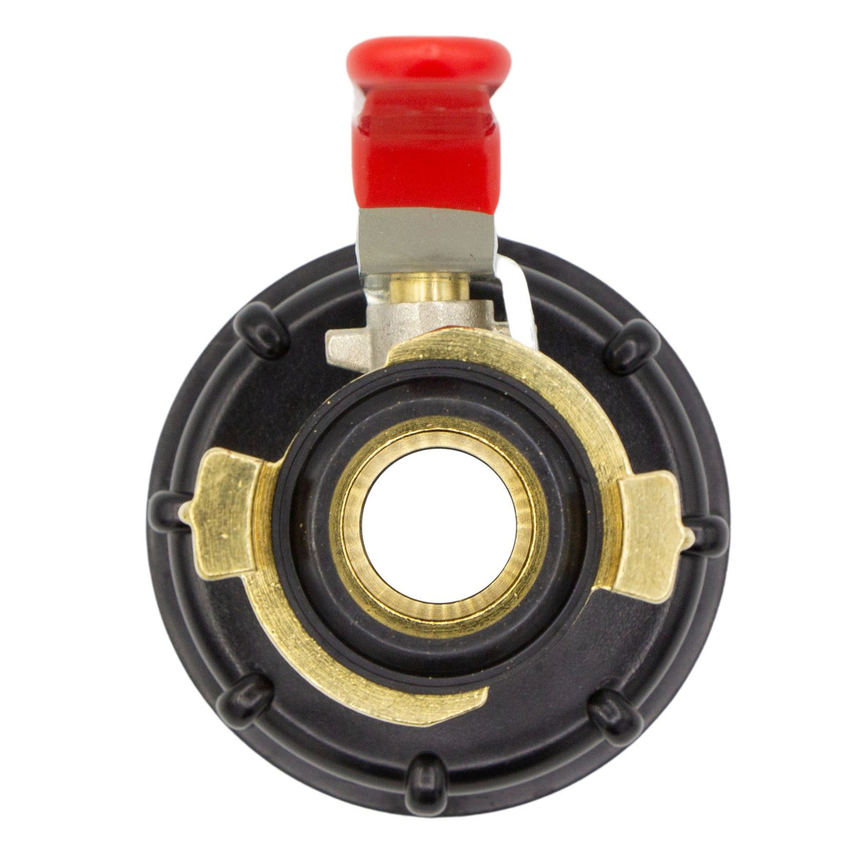 IBC Kugelhahn mit Schnellkupplung, 3/4", S60x6, Messing, GEKA