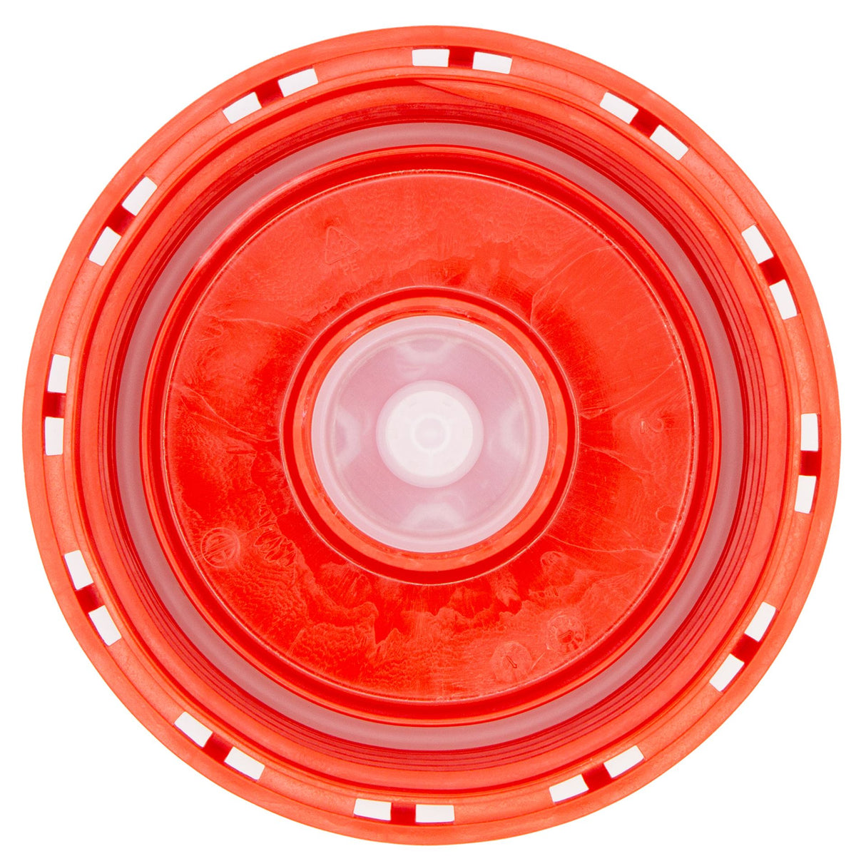 IBC Deckel, DN150, NEU, G2", Stopfen mit Entlüftungsventil, rot