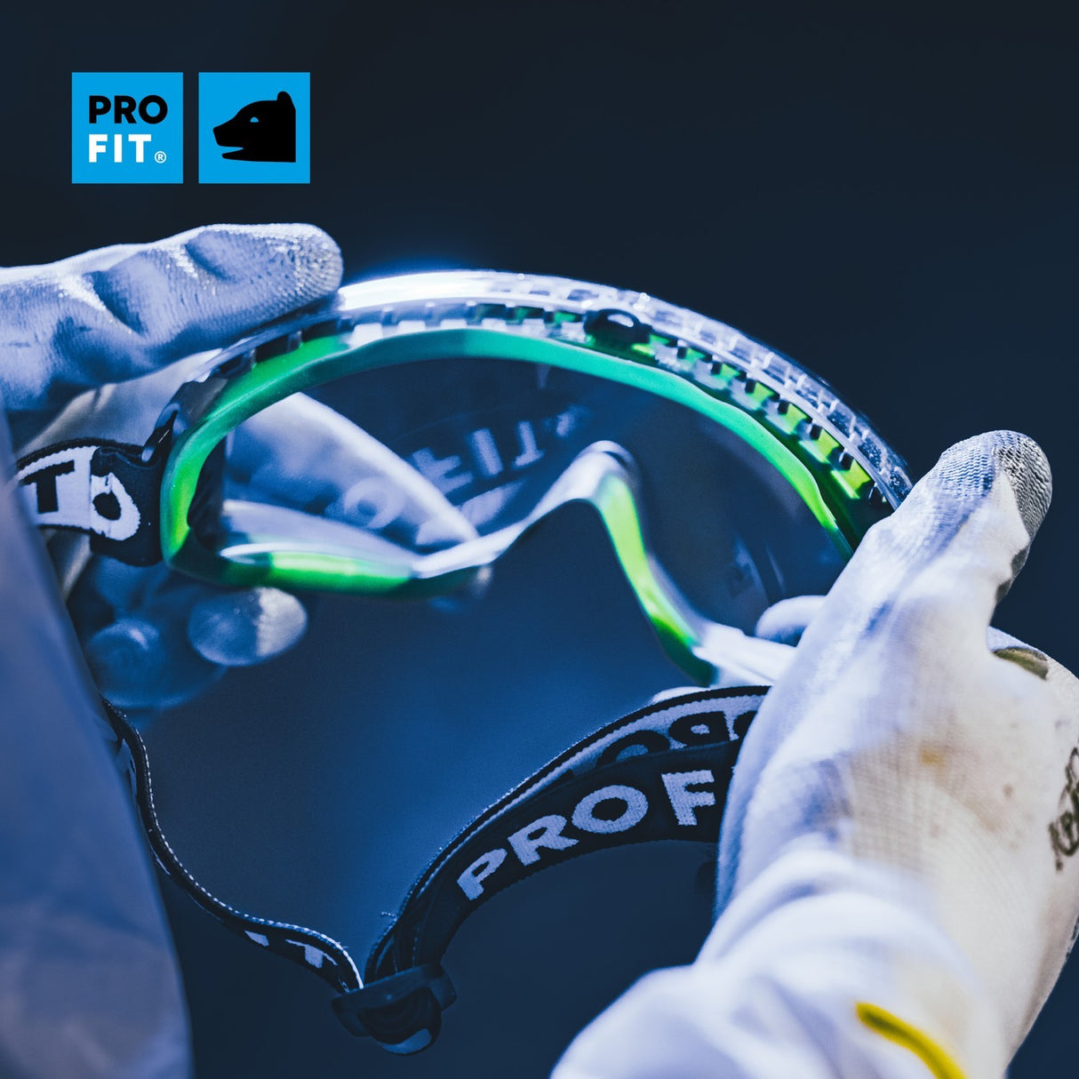 Pro-Fit® Vollsichtbrille "T-Spex", klar, indirekt belüftet, beschlagfrei