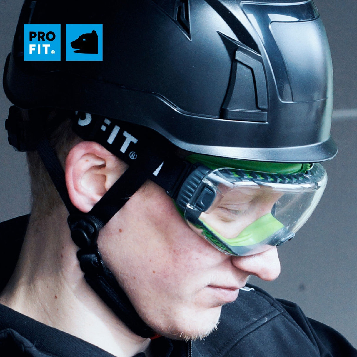 Pro-Fit® Vollsichtbrille "T-Spex", klar, indirekt belüftet, beschlagfrei
