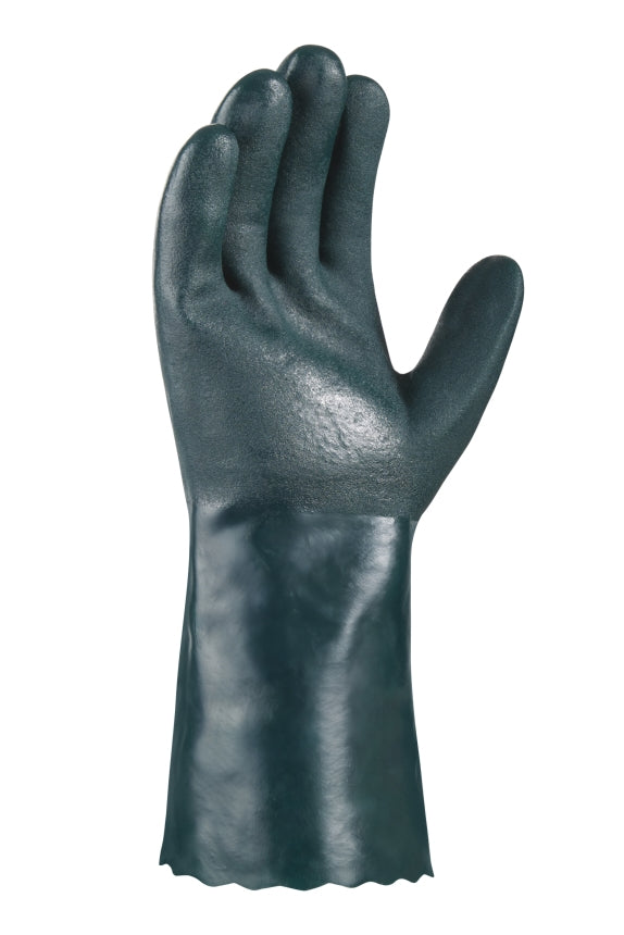 teXXor® topline Chemikalienschutz-Handschuhe PVC GRÜN 1,4