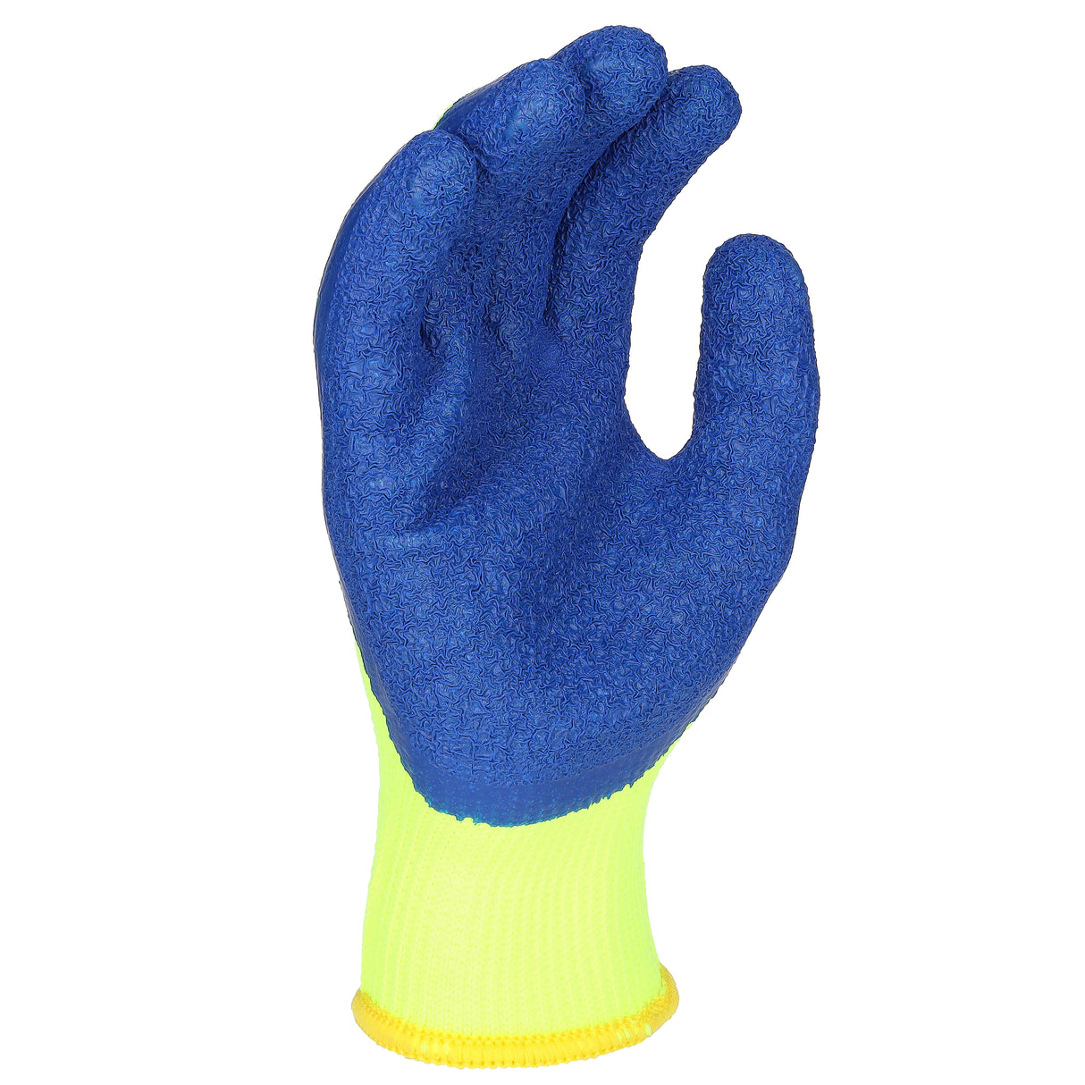 Pro-Fit® Winter Arbeitshandschuhe "Super Cool", Latex, gelb/blau