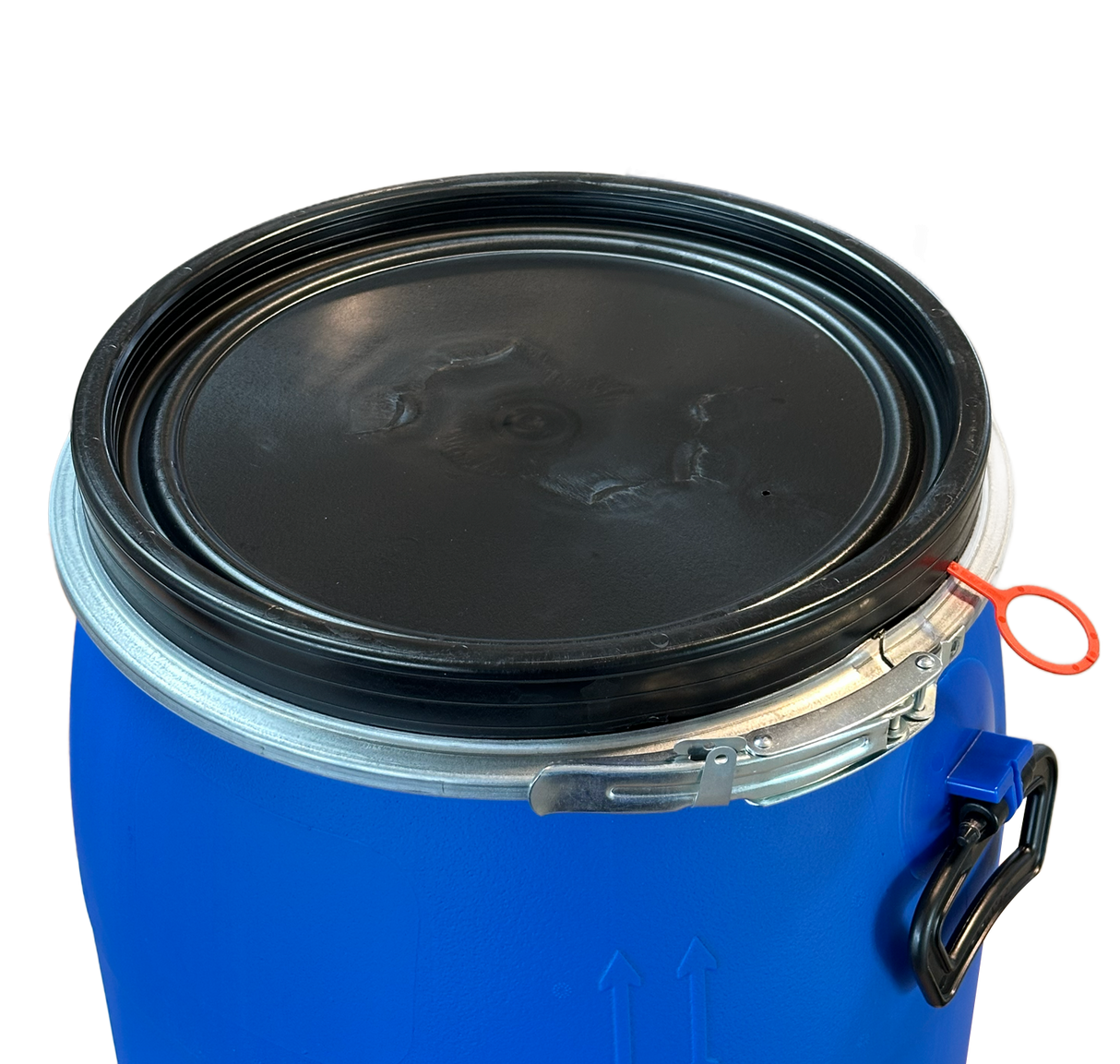 60 L Weithalsfass / Kunststoffdeckelfass, blau, Entgasung, FDA, SCHÜTZ, UN