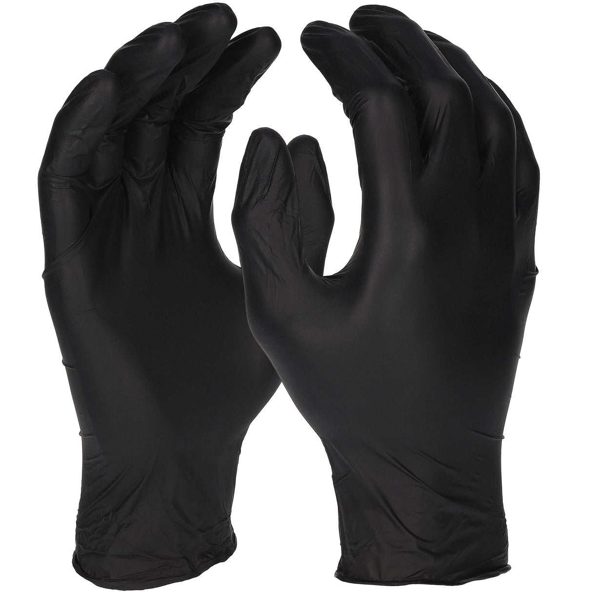 Pro-Fit® Nitril Einweghandschuhe, 24 cm, schwarz, (Box á 100 Stück)