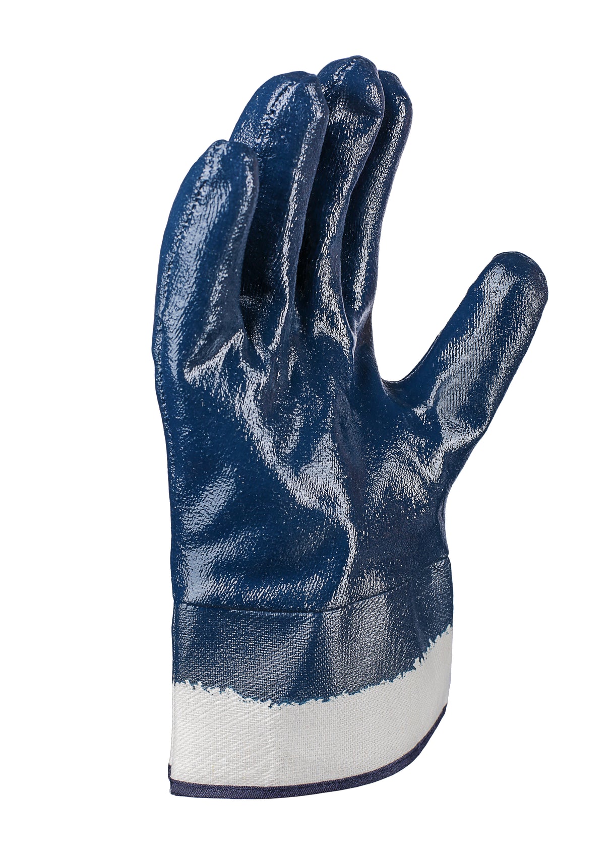Pro-Fit® Nitril Handschuhe, "Mega dry", blau, vollgetaucht, Stulpe
