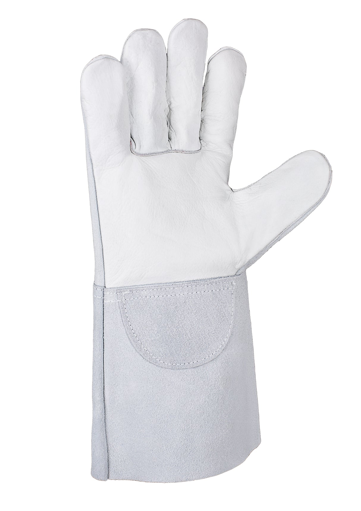 Pro-Fit® Schweißerhandschuh Kombi Rindleder, "Chrom", 35 cm