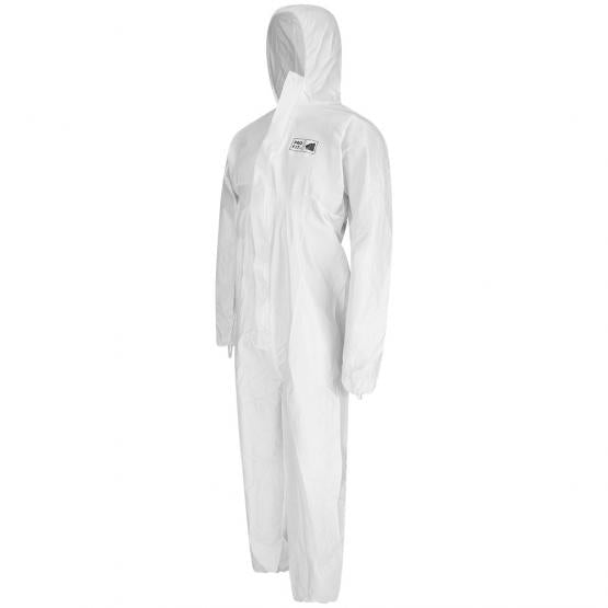Pro-Fit® Chemikalien Schutzanzug "Eisbär" Typ 5B/6B, weiß