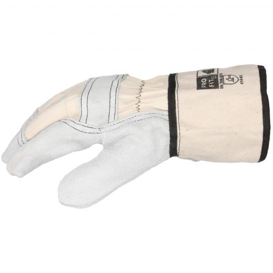 Pro-Fit® Rindspalt Leder Arbeitshandschuhe, "Friese", natur