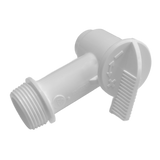 Auslaufhahn für Spundfässer, weiß, 3/4"