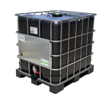 1000 L IBC Container, NEU, Kunststoff-Palette, 150/50, Entgasung (F17), schwarz, GREIF, UN
