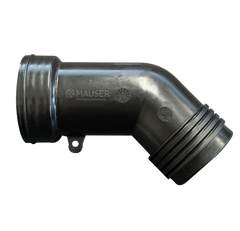 Auslauftülle 2" (DN50), schwarz, Mauser