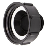 IBC Adapter (S100x8 auf S60x6), Kunststoff, schwarz