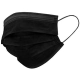 Pro-Fit® OP Mundschutz EN 14683 Typ II schwarz, 3-lagig, 50 St.