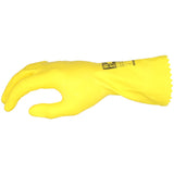Pro-Fit® Latex Haushaltshandschuhe, Standard-Qualität, 30 cm, gelb