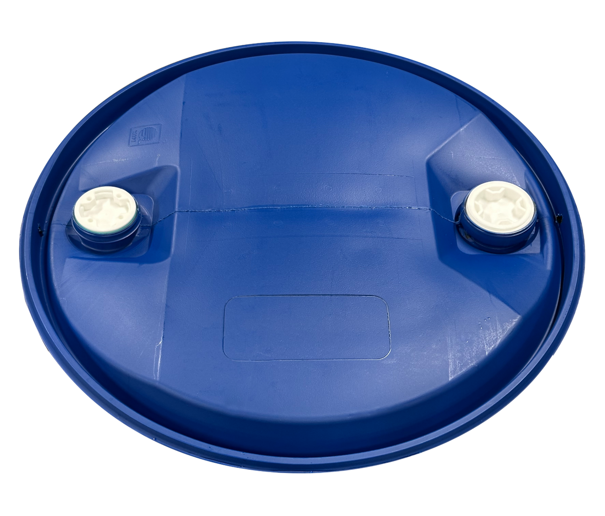 220 L Kunststoffspundfass, L-Ring, schwarz, PCR in Mittellage, MAUSER, UN Zulassung