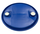 220 L Kunststoffspundfass, L-Ring, schwarz, PCR in Mittellage, MAUSER, UN Zulassung