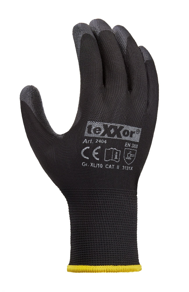 polyurethan handschuhe teXXor® Polyester-Strickhandschuhe BESCHICHTET Fitment_Universal Fit One Piece: How Strong Tooth:95T Packungen verkauft.