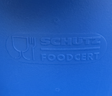 30 L Weithalsfass / Kunststoffdeckelfass, blau, lebensmittelecht, Entgasung, SCHÜTZ, UN