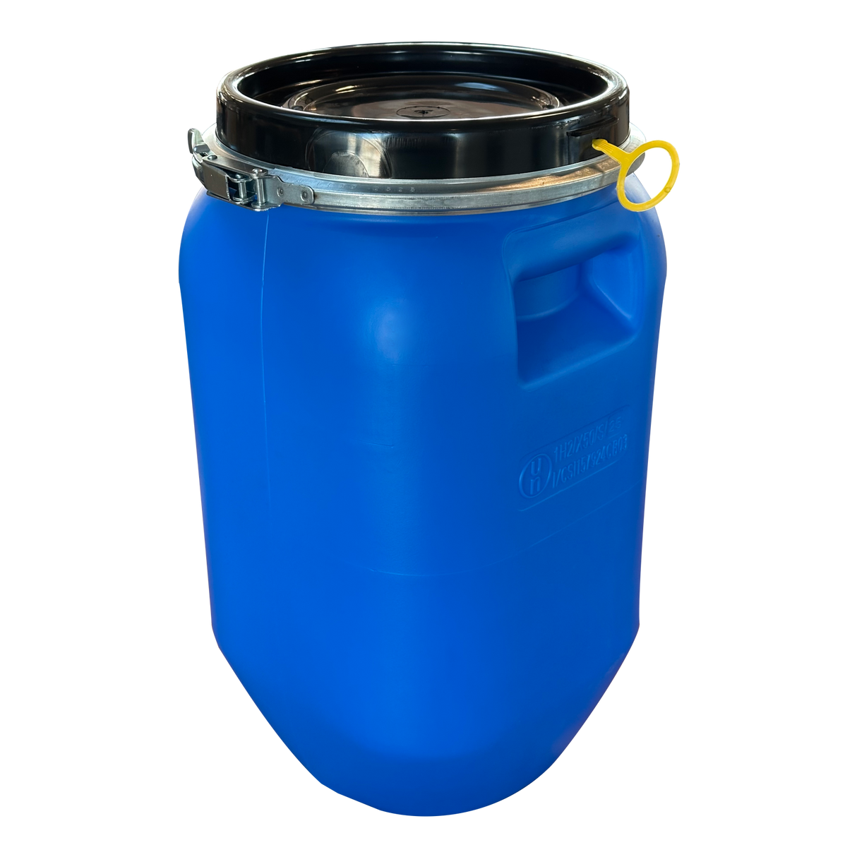 30 L Weithalsfass / Kunststoffdeckelfass, blau, eckig, palettengerecht, GM, UN Zulassung