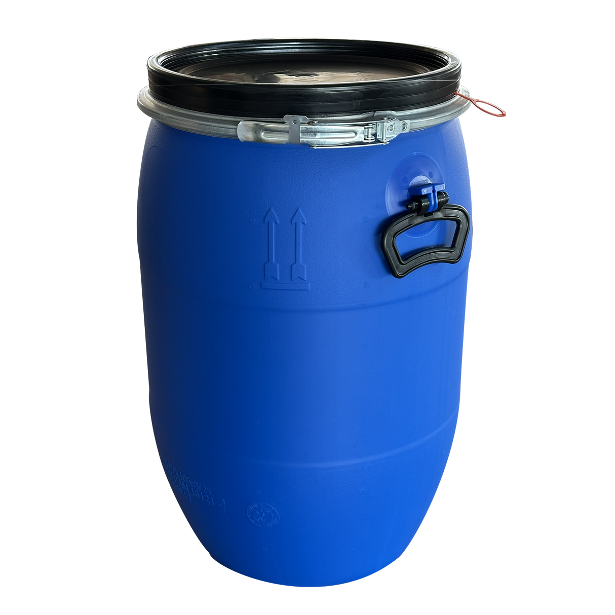 60 L Weithalsfass / Kunststoffdeckelfass, blau, Entgasung, FDA, SCHÜTZ, UN