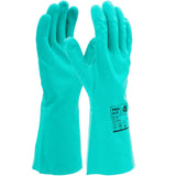 Pro-Fit® Nitril Chemikalienschutzhandschuhe "Trivex", 33 cm, grün