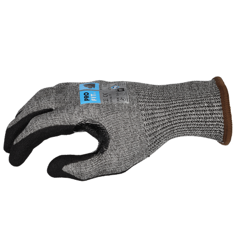 Pro-Fit® Nitril Schnittschutzhandschuh "Ultra Cut F", grau/schwarz