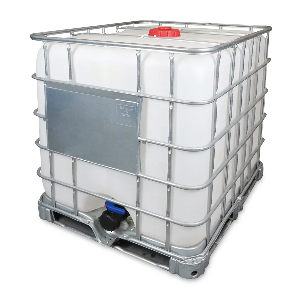 1000 L IBC Container, Stahlpalette, gebraucht gereinigt, 150/80, ohne UN
