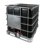 1000 L IBC Container, gebraucht gereinigt, PE/Hybrid/Stahl, schwarz, UN