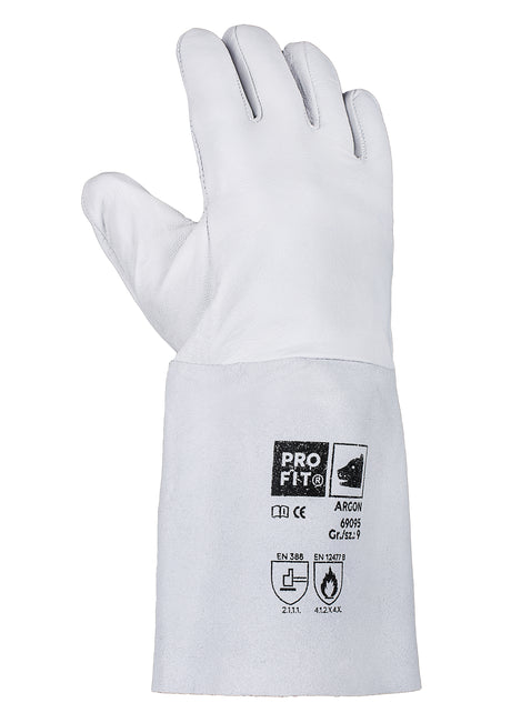 Pro-Fit® Schweißerhandschuh Nappaleder, "Argon", 35 cm