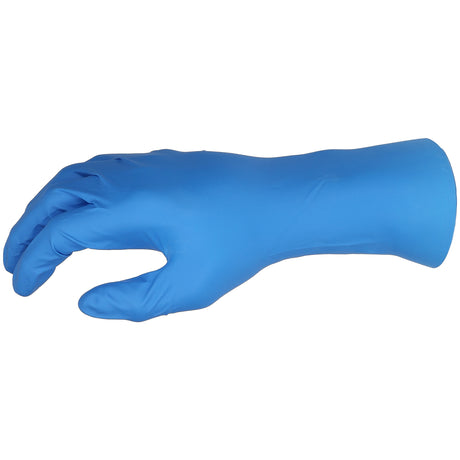 Pro-Fit® Nitril Einweghandschuhe, High Risk, 30 cm, blau, (Box á 50 Stück)